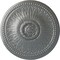 Ekena Millwork Bailey Ceiling Medallion (Fits Canopies up to 4"), Hand-Painted Platinum, 18 1/8"OD x 3/4"P CM19BIPLS - alternate 1